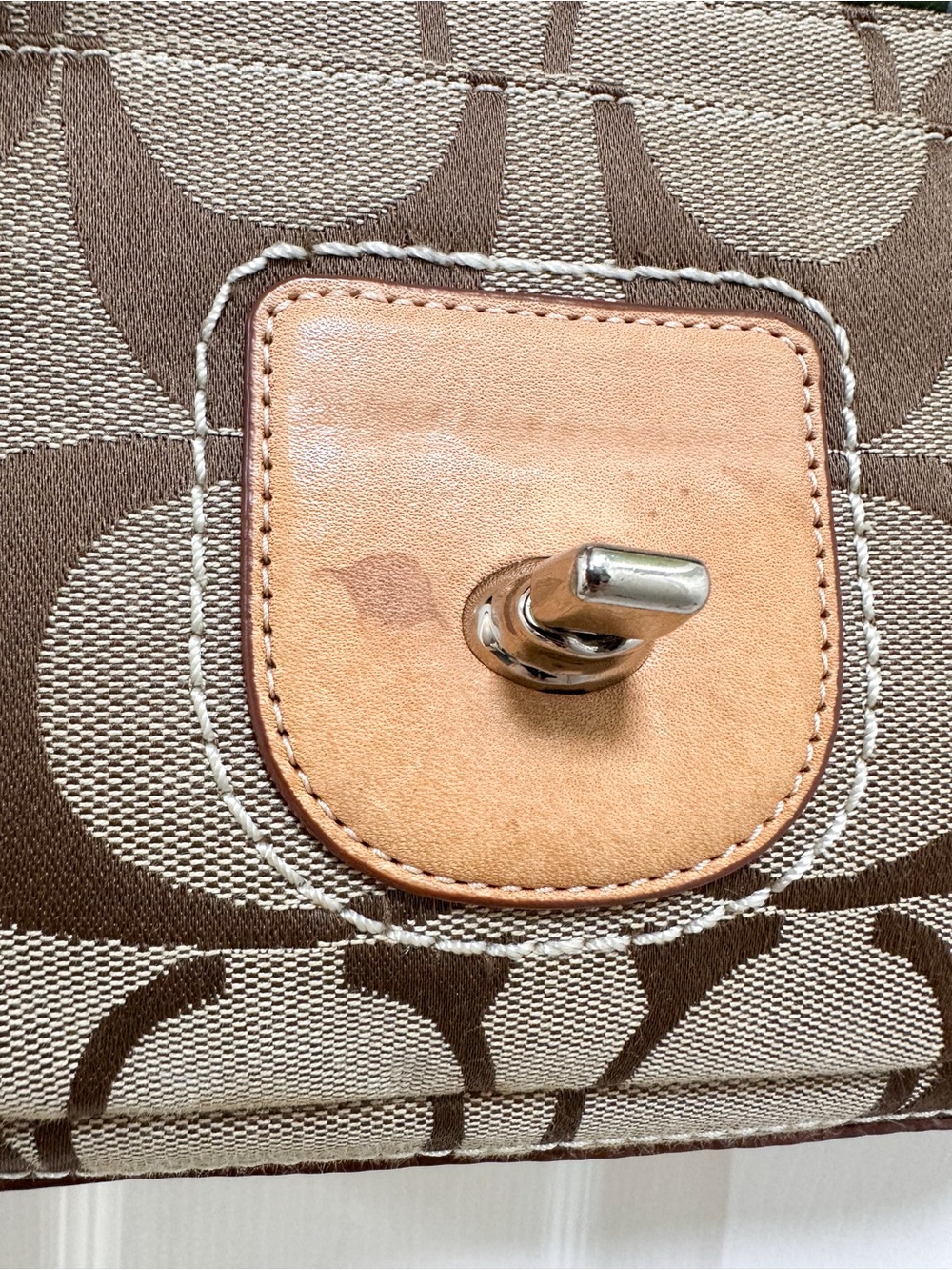 Coach 70th Anniversary Limited Edition Signature Turnlock Flap Shoulder Bag - Picture 16 of 17